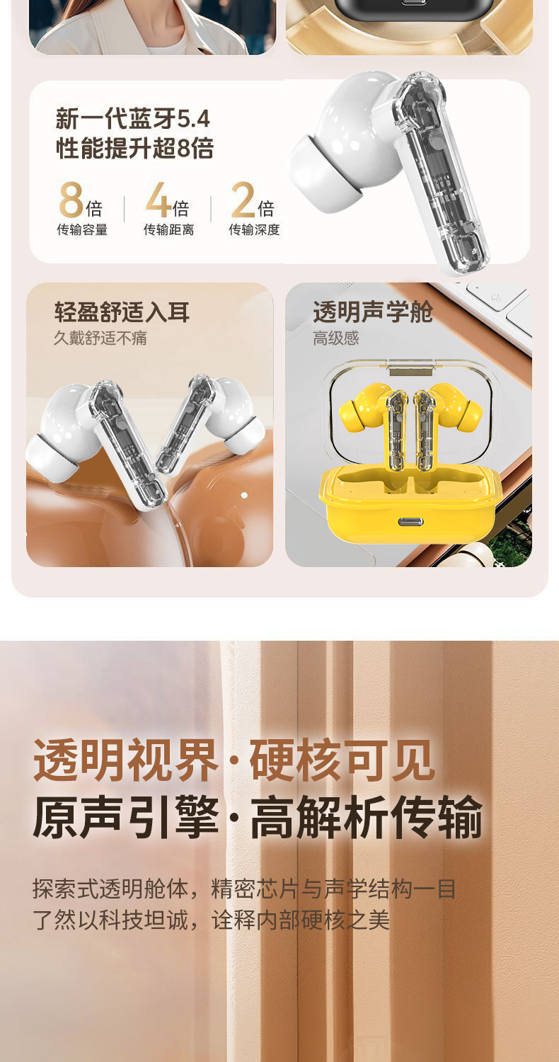 AI翻译耳机ST64 展示图 3